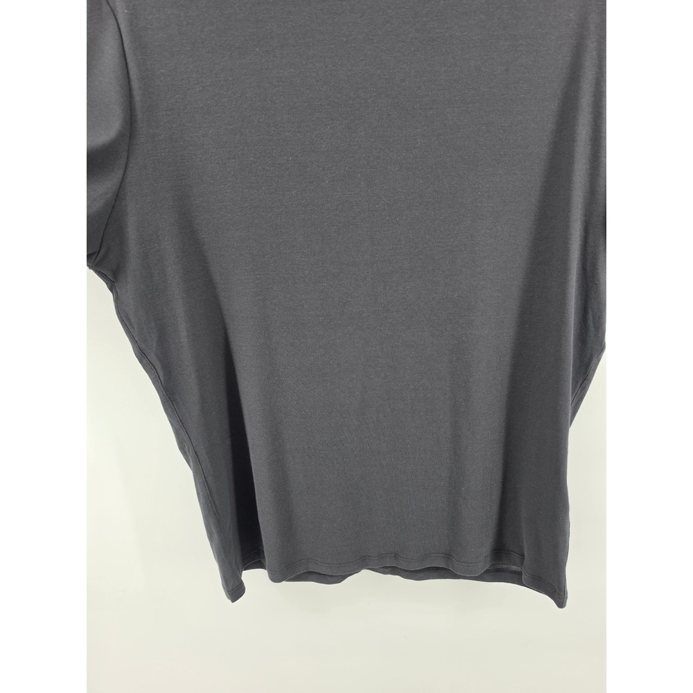 COS Charcoal Grey Crew Neck T-Shirt Relaxed Fit Short Sleeve XL - Picture 5 of 10